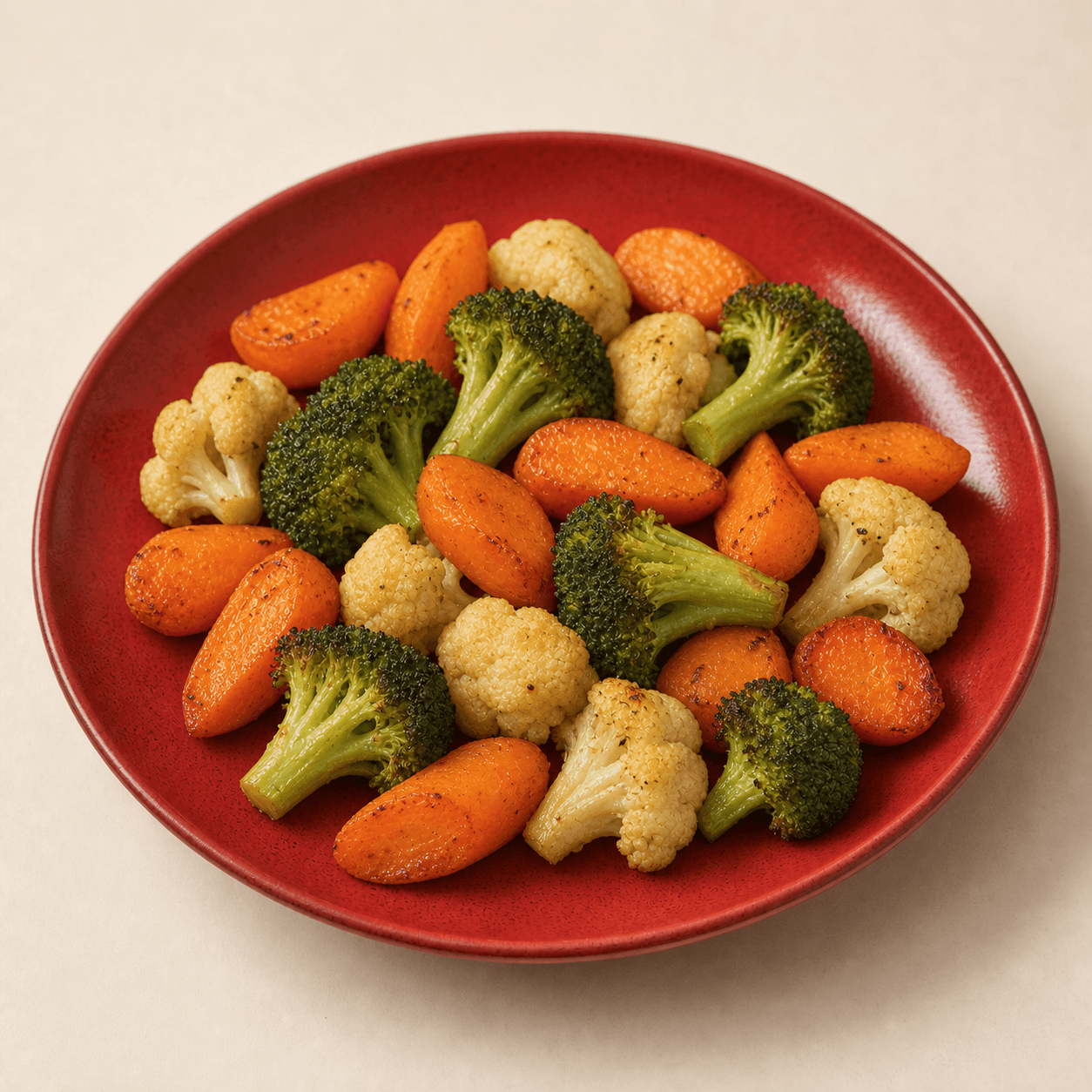 Chou-fleur, carottes et brocoli